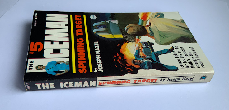 THE ICEMAN no.5 Spinning Target United States crime pulp fiction book 1974